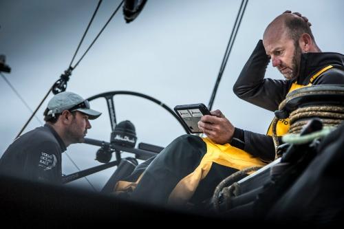 Pressão aumenta na chegada a Lisboa / Foto: Matt Knighton / Abu Dhabi Ocean Racing / Volvo Ocean Race