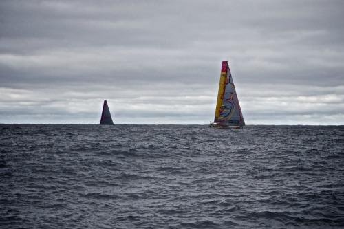 Na sétima etapa do Volvo Ocean Race, barcos passam por perigosa área do naufrágio do Titanic / Foto: Matt Knighton / Abu Dhabi Ocean Racing / Volvo Ocean Race