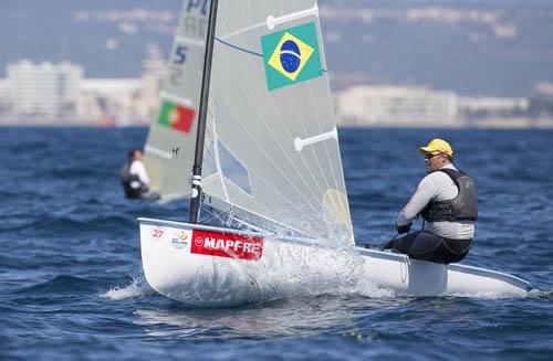 Bruno Prada encara mais um desafio em sua jornada na classe Finn/ Foto: Martinez Studio/Sofia Mapfre