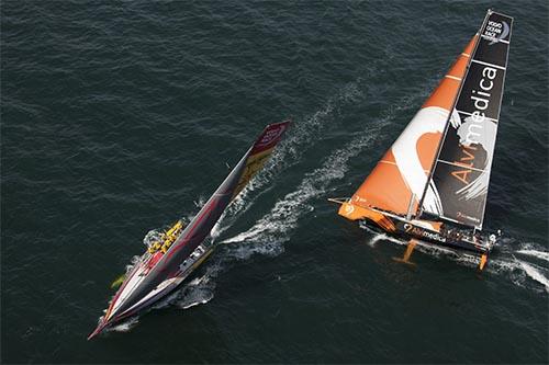 O Team Alvimedica, barco de bandeira dos EUA e Turquia, será a equipe mais jovem da Volvo Ocean Race 2014-15 / Foto: Gilles Martin-Raget/Team Alvimedica