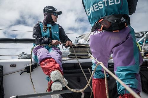 Campeã olímpica da Rio 2016 integra o team AkzoNobel na perna entre Hong Kong e Auckland da Volvo Ocean Race / Foto: James Blake/Volvo Ocean Race