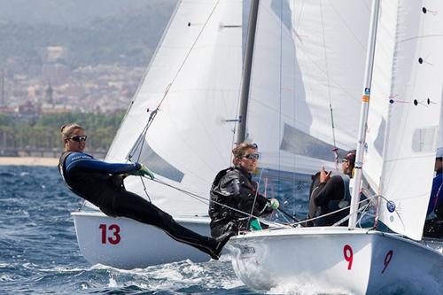 Fernanda e Ana no Mundial / Foto: Thom Touw / 470 Worlds 