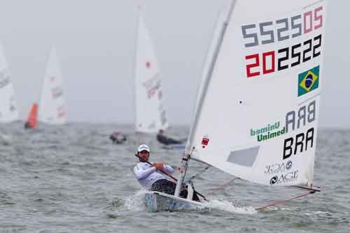 O velejador catarinense Bruno Fontes está na final da Delta Lloyd Regatta / Foto: Divulgação