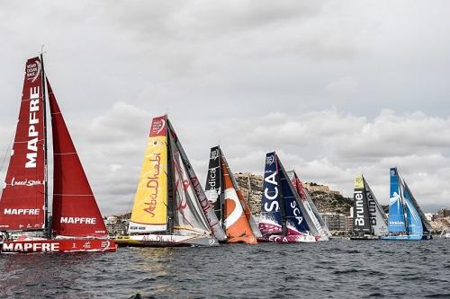 Quando o tiro de partida for dado em Alicante, as equipas darão inicio a um total de 45.000 milhas náuticas de vela oceânica, passando por 11 icónicas cidades, em cinco continentes, durante oito meses / Foto: David Ramos/Volvo Ocean Race