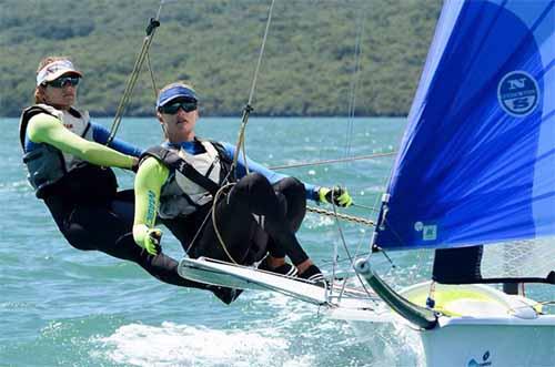 Martine e Kahena em ação na Nova Zelândia / Foto: Royal Akarana Yacht Club / Lissa Reyden