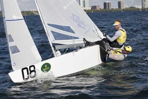 Robert Scheidt e Bruno Prada são os bicampeões da Rolex Miami OCR, primeira etapa da Copa do Mundo de Vela em 2012 / Foto: Rolex / Daniel Forster