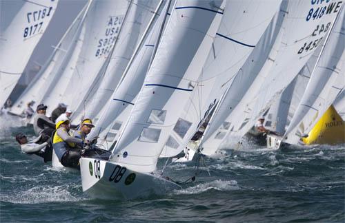 Robert Scheidt e Bruno Prada são os bicampeões da Rolex Miami OCR, primeira etapa da Copa do Mundo de Vela em 2012 / Foto: Rolex / Daniel Forster