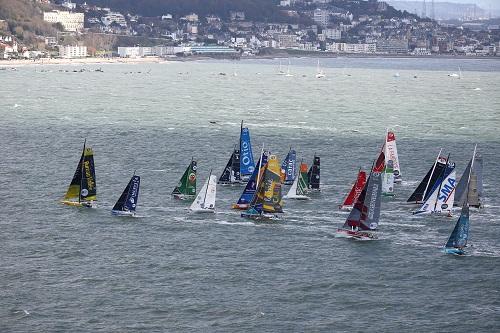 A 13ª edição da Transat Jacques Vabre largou às 10h35 (horário de Brasília) de Le Havre, na França, com destino a Salvador, na Bahia / Foto: Divulgação/Transat Jacques Vabre