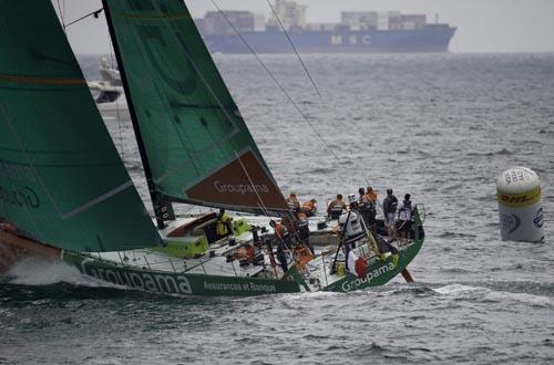 Groupama vence / Foto: Paul Todd/Volvo Ocean Race