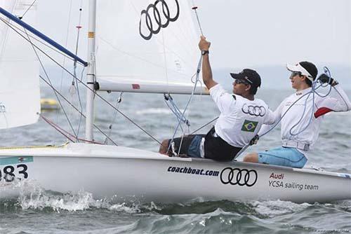 Eric e Rodrigo na flotilha ouro / Foto: Christian Beek/Travemunde