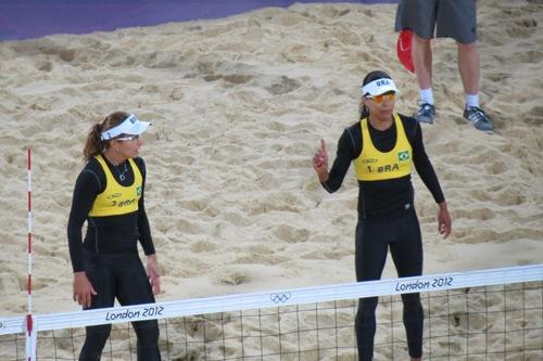 Dupla brasileira cai nas semifinais em Londres 2012 / Foto: Humberto Deveza / EA