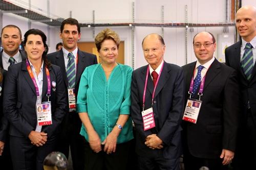 Dilma Rousseff visita Record em Londres / Foto: Mauricio Storelli / Record