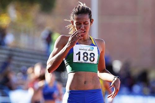 Jailma Sales de Lima fará os 400 m com barreiras e 4x400 m em Londres/ Foto: Wagner Carmo/CBAt