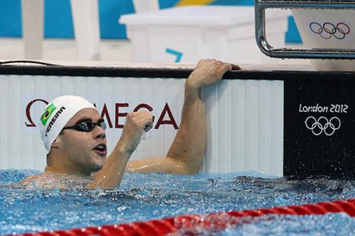 Mais relaxado após prata nos 400m medley, brasileiro se garante na final dos 200m, sua especialidade/ Foto: Alaor Filho/AGIF/COB