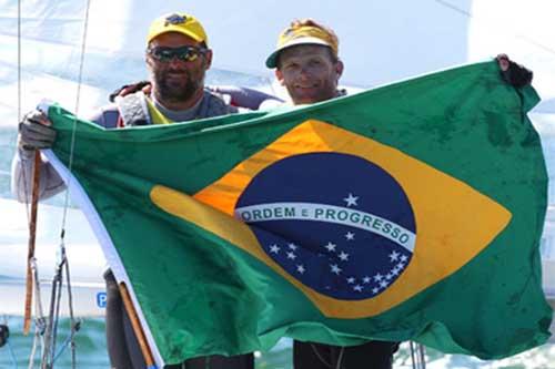 Robert Scheidt e Bruno Prada perderam o ouro em Pequim 2008, mas deram o troco no Mundial/ Foto: Divulgação