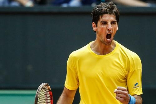 Thomaz Bellucci vai disputar a chave de simples e aguarda definição para saber se fará parceria com André Sá nas duplas / Foto: Divulgação