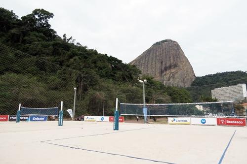 Para os atletas do vôlei de praia são 4 quadras de treino / Foto: Esporte Alternativo