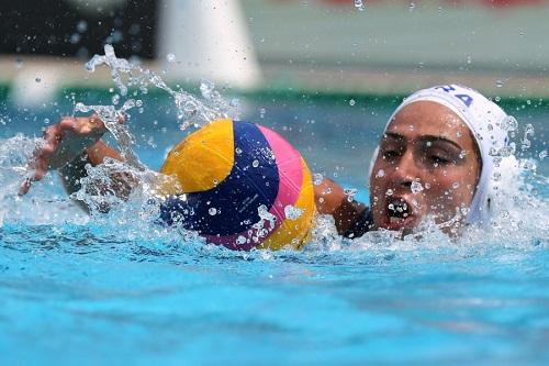 A seleção feminina de Polo Aquático do Brasil encerrou na manhã desta segunda-feira, 24/7 garantindo a 14ª colocação / Foto: CBDA/Divulgação