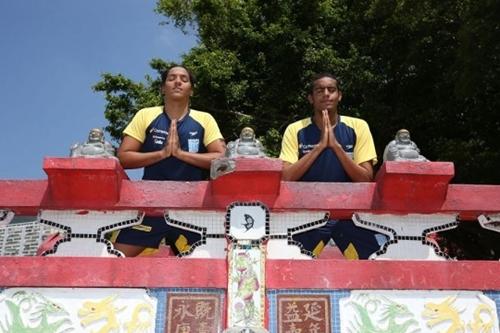 Allan do Carmo e Ana Marcela: os dois maiores destaques dos esportes aquáticos do Brasil no ano / Foto: Satiro Sodré