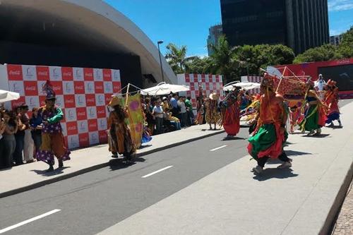 Evento contou com apresentação de danças do Norte e Nordeste / Foto: Esporte Alternativo