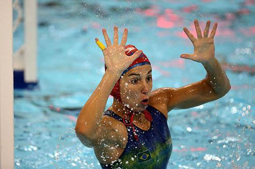 Tess Oliveira, goleira da seleção brasileira / Foto: Satiro Sodré / SSpress / CBDA