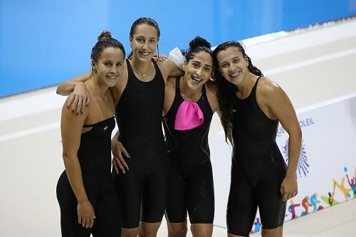 Natália de Lucca, Bia Travalon, Daynara de Paula e Larissa Oliveira / Foto: Satiro Sodré / SSPress / CBDA