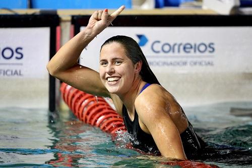 Viviane Jungblut - recorde sul-americano dos 400m livre / Foto: Satiro Sodré/SSPress/CBDA