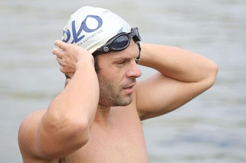 Nadador encara no mês de agosto Travessia do lago Bodensee, de 64km, concluída por apenas 4 pessoas / Foto: Samir Barel