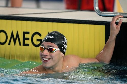 Nadador do SESI-SP ficou com o título nos 100 m borboleta, enquanto atleta do EC Pinheiros somou duas medalhas no dia / Foto: Satiro Sodré/SSPress/CBDA