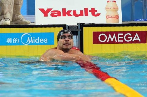 Nicholas Santos sobrou nas eliminatórias dos 50m borboleta / Foto: Satiro Sodré / AGIF