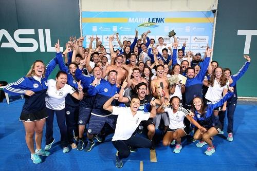 Pinheiros campeão / Foto: Divulgação CBDA