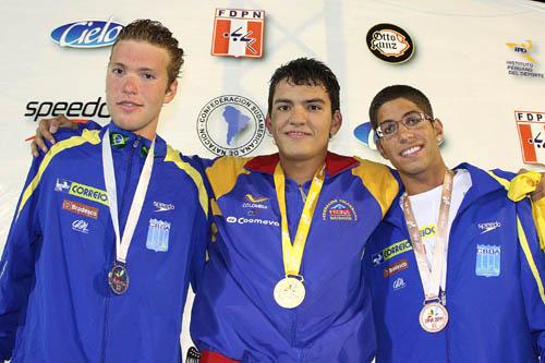 O Brasil conquistou o Sul-Americano Juvenil de Natação, em Lima, na noite deste sábado, dia 26 de Março, disputado no complexo esportivo Campo de Marte, na capital peruana.  / Foto: Divulgação