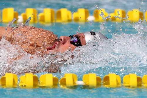 Thiago Pereira encerrou sua participação no Campeonato Sul-Americano em Belém com mais uma medalha de ouro no peito  / Foto: Satiro Sodré/AGIF