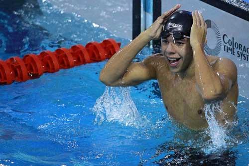 O Brasil “desencantou” no Mundial Júnior de Lima com o bronze de Arthur Mendes Filho na prova de 100m borboleta (53s96) / Foto: Satiro Sodré/CBDA