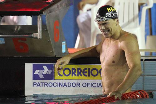 Cesar Cielo disse que fez planos ambiciosos para os 50 m livre no Troféu Maria Lenk / Foto: Satiro Sodré/AGIF