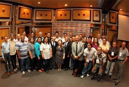 A Assembléia Geral Ordinária da Confederação Brasileira de Desportos Aquáticos - CBDA, na manhã de domingo, dia 11 de Março, em Belém, foi o primeiro grande evento do Campeonato Sul-Americano Absoluto  / Foto: Satiro Sodré / AGIF 