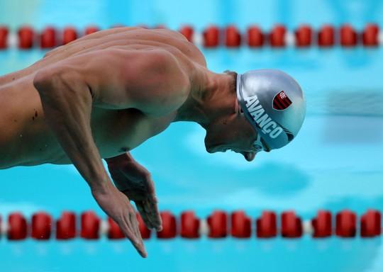 Cesar Cielo, durante o Brasileiro Sênior em Guaratinguetá / Foto: Satiro Sodré