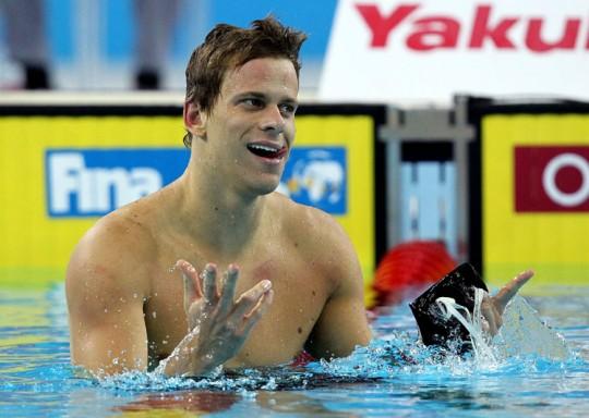 O campeão olímpico Cesar Cielo continua a sequência de treinamentos para Londres 2012 / Foto: CBDA / Divulgação