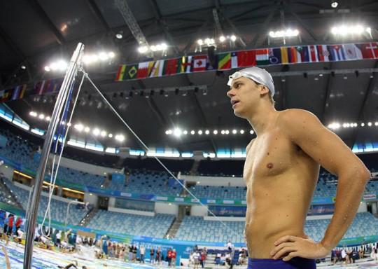 Cesar Cielo durante o Mundial de Dubai / Foto: CBDA / Divulgação