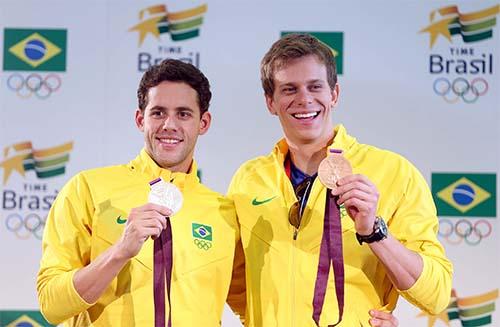 Thiago Pereira e Cielo estão confirmados / Foto: Valterci Santos/AGIF/COB