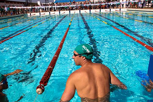 Gustavo Borges na piscina / Foto: Divulgação