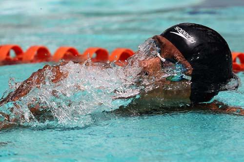 Joanna Maranhão, do Flamengo, nos 400m livre feminino, vitoriosa com 4m17s55 foi uma das atrações do dia / Foto: Satiro Sodré/AGIF