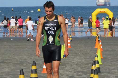 Bruno Matheus foi o grande campeão e completou o percurso de 1,5km em 19min14s / Foto: Priscila Lucena