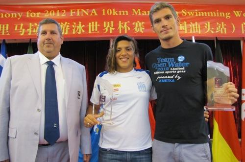 Ana Marcela e Spyridon Giannotis, campeões de 2012 / Foto: Christiane Fanzeres