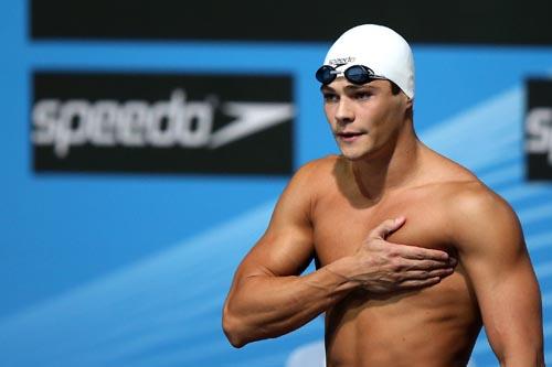  Marcelo Chierighini nada forte e consegue o 3º para a final dos 100m livre / Foto:  Satiro Sodré / Divulgação CBDA