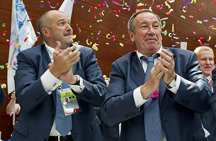 Kazan, na Rússia, e Guadalajara, no México, foram as cidades escolhidas nesta 6ª feira, dia 15 de Julho, para sedes do Mundial de Esportes Aquáticos de 2015 e 2017, respectivamente / Foto: FINA