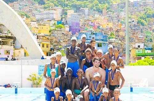 Michael Phelps, o mais bem-sucedido atleta Olímpico de todos os tempos, aconselhou os jovens do Rio de Janeiro a correr atrás de seus sonhos  / Foto: Alex Ferro/Rio 2016