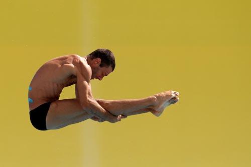 O brasileiro Hugo Parisi terminou em 5º lugar na final da prova de Plataforma do Grand Prix de Saltos Ornamentais de Montreal, no Canadá/ Foto: Satiro Sodré / Divulgação CBDA 