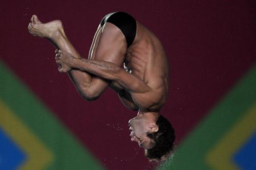 Hugo Parisi durante o Pan de Guadalajara. Agora o foco é Londres 2012 / Foto: Satiro Sodré/AGIF