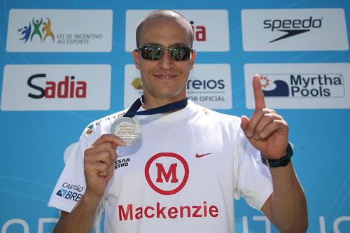 César Castro venceu o trampolim de 3 metros individual com 427,95 pontos, conquistando índice para a Copa do Mundo  / Foto: Satiro Sodré / SSPress / CBDA